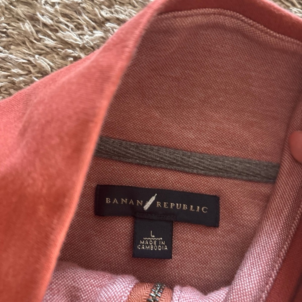 Rust Quarter-Zip Pullover - Picture 3 of 3